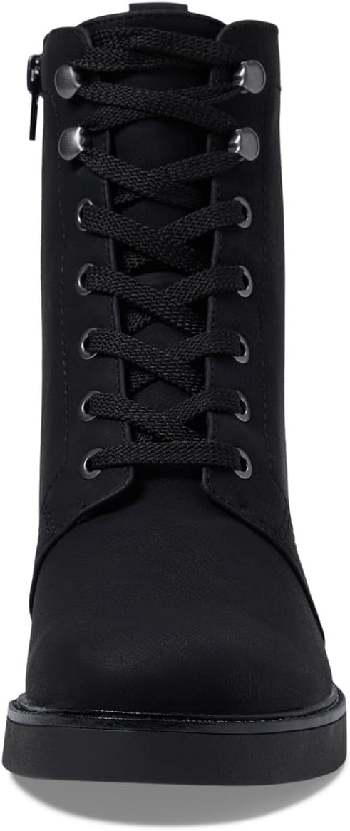 Combat Block-Heel Ankle Boot