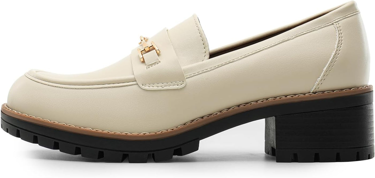 Platform Chunky Slip-On Loafers