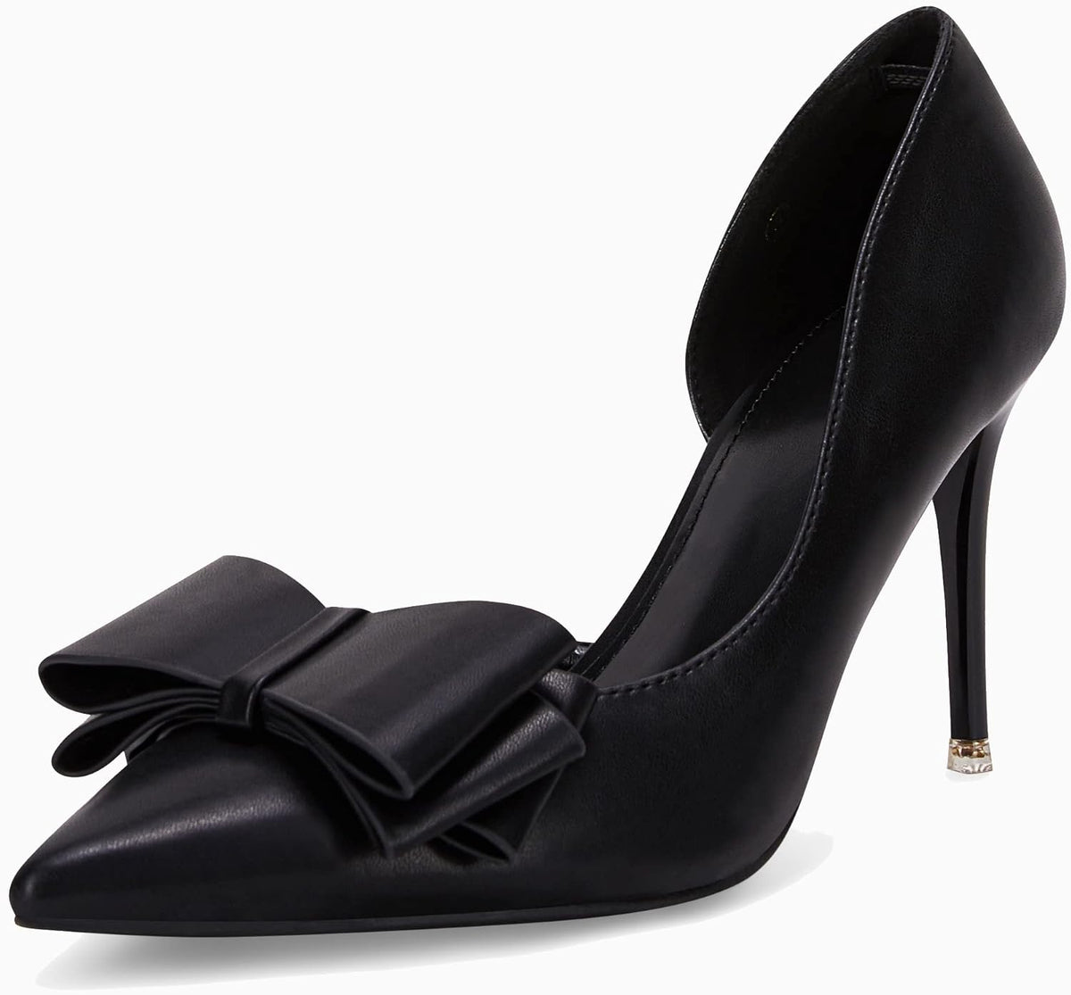Bow Closed Pointed-Toe Stiletto Wedding Pumps