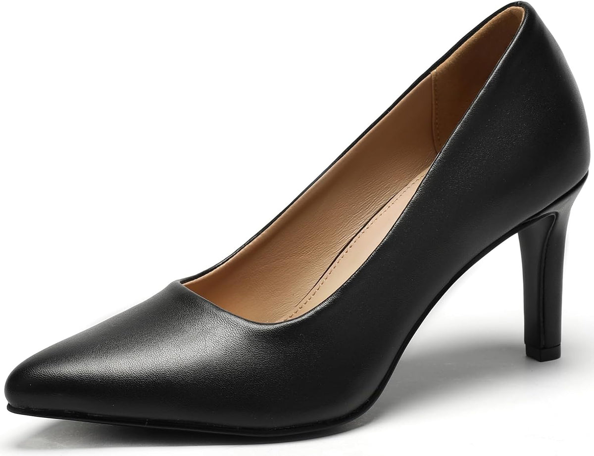 Pointed-Toe Closed 3-Inch Business Dress Pumps
