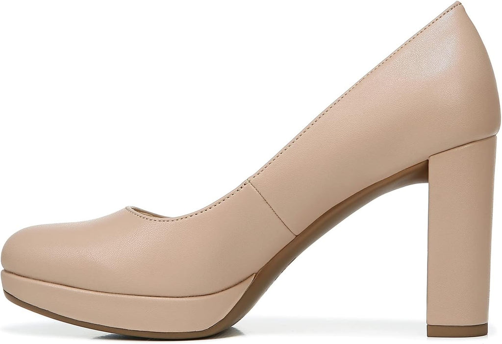 Chunky High-Heel Platform Pump