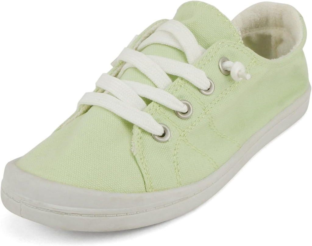 Linen Canvas Slip-On Loafers