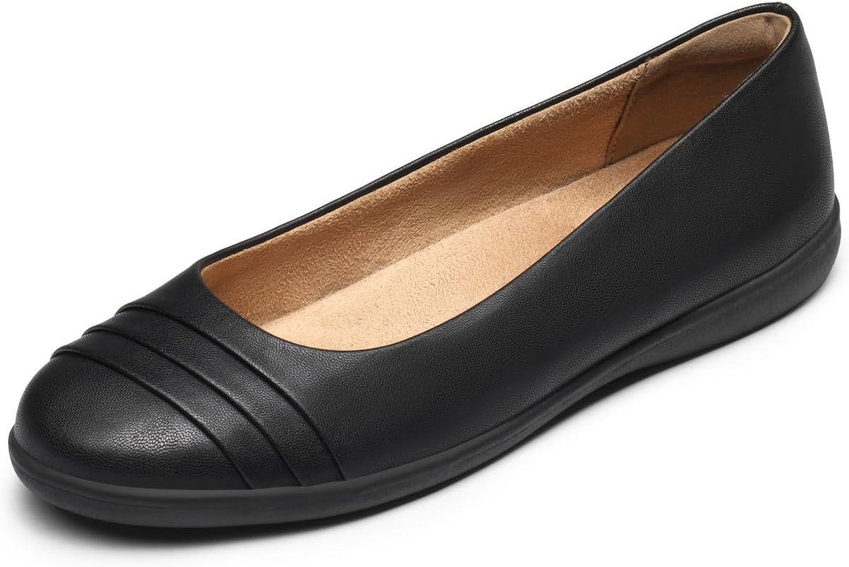 Comfy Round-Toe Business Ballet Flats