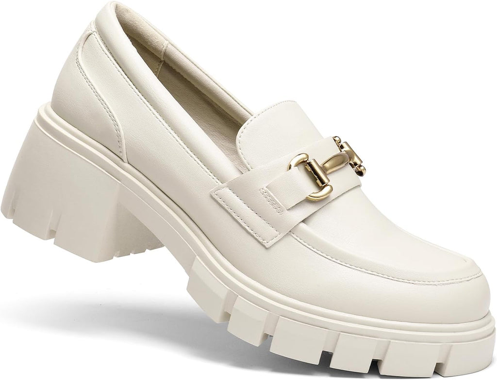 Platform Chunky Slip-On Loafers