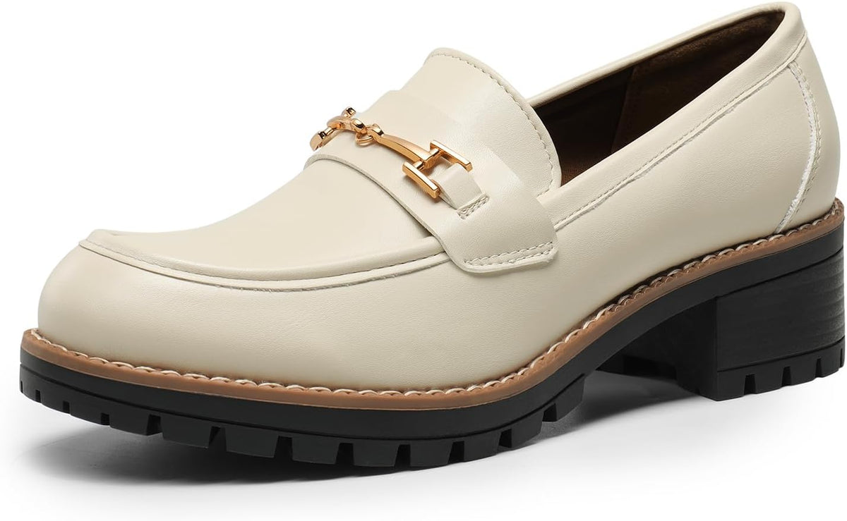 Platform Chunky Slip-On Loafers