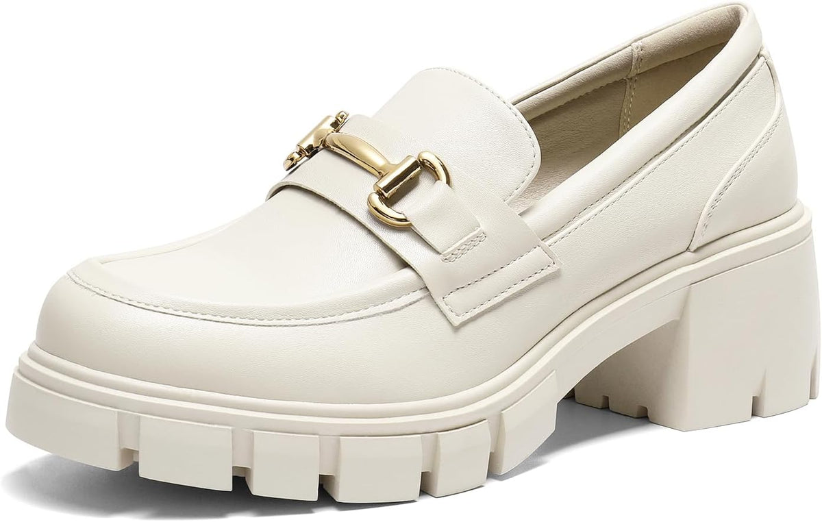 Platform Chunky Slip-On Loafers