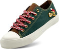 Unisex High & Low Top Christmas Canvas Sneakers