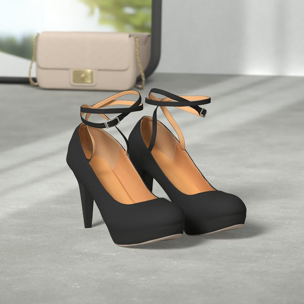 Vintage Small Bowtie Platform High Heels