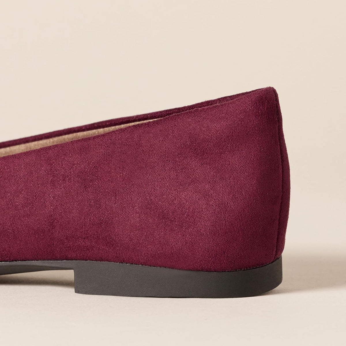 Pointed-Toe Ballet Flat